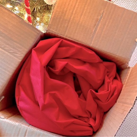 Christmas Tree Storage Bag•NIB•Rolling Heavy Duty Nylon Bag•2-Way Zip•Up to 10’ - Picture 3 of 10